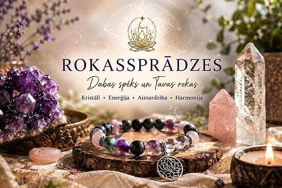 Dabīgo Akmeņu un Kristālu Rokassprādzes