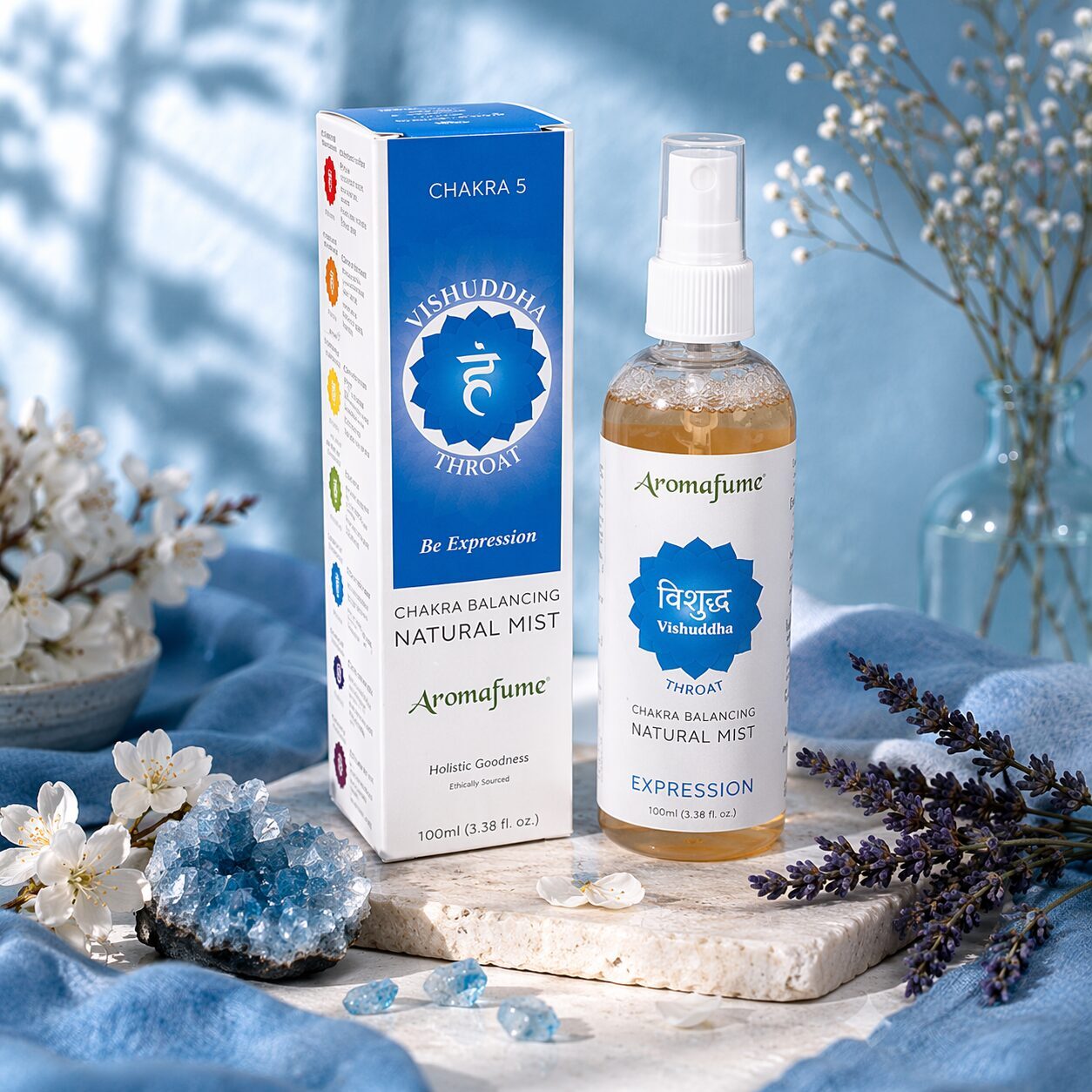 Vishuddha čakras aromātiskais aerosols – Aromafume