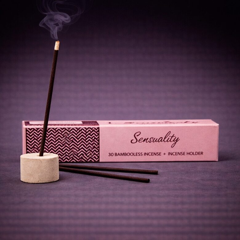 Herbal incense bambooless with holder Sensuality