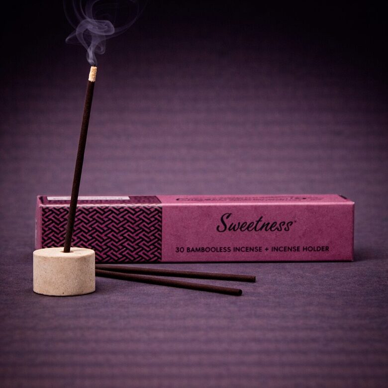 Herbal incense bambooless with holder Sweetness