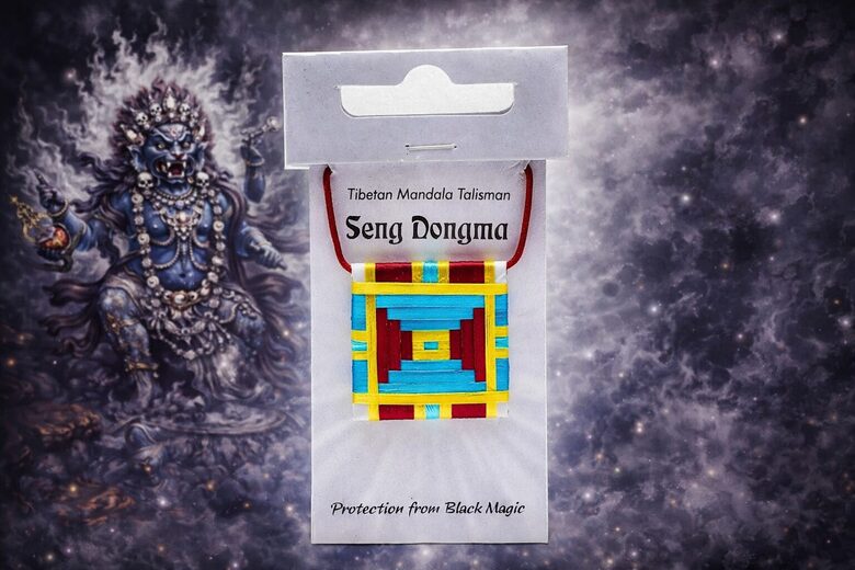 Tibetan Mandala Amulet “Protection Against Negative Influence” – Seng Dongma