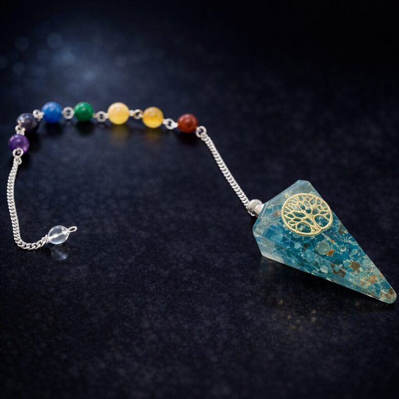 Orgonite Power Chakra Pendulum - Tree of Life
