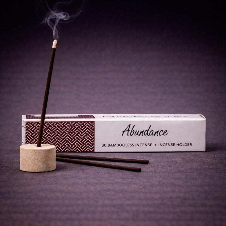 Herbal incense bambooless with holder Abundance