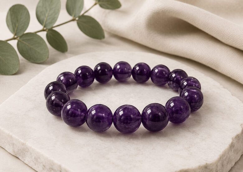 Ametista Aproce 12 mm – Dabīgais Brazīlijas Ametists Elegancei un Harmonijai