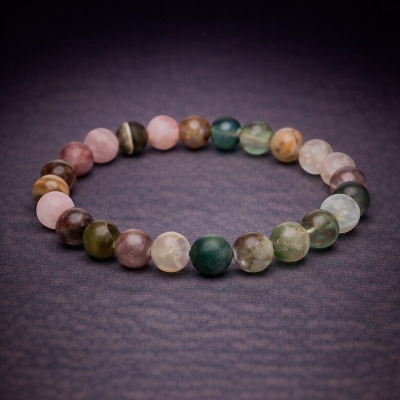 Mixed agate bracelet elastic