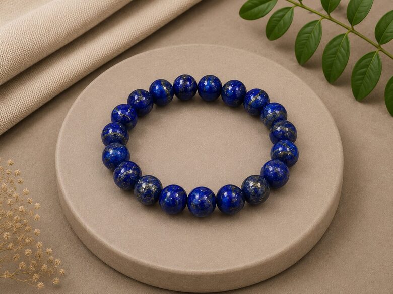 Lapis Lazuli Aproce A 10 mm – Dabīgais Akmens Gudrībai un Iekšējam Spēkam