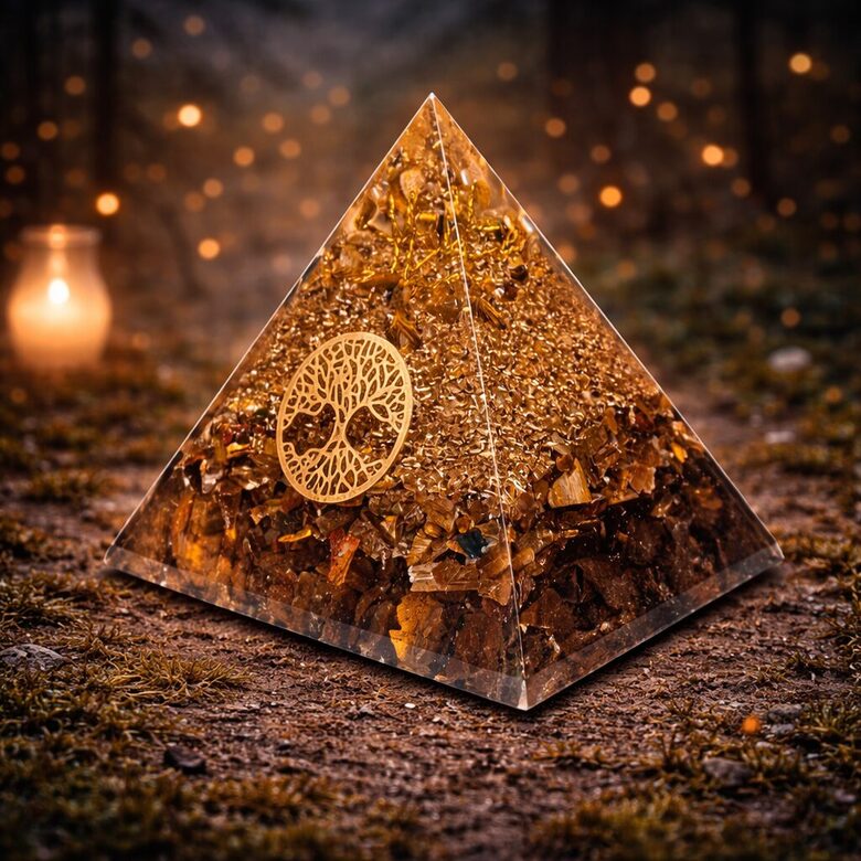 Orgone Pyramid with Tree of Life