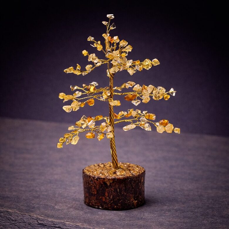 Gemstone tree citrine