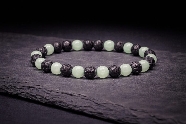 Bracelet lava/aventurine