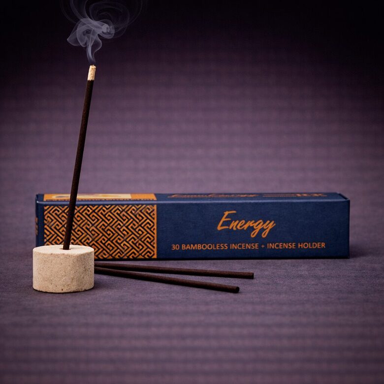 Herbal incense bambooless with holder Energy