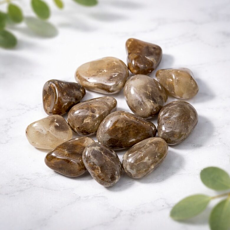 Natural Citrine A-quality tumbled stones