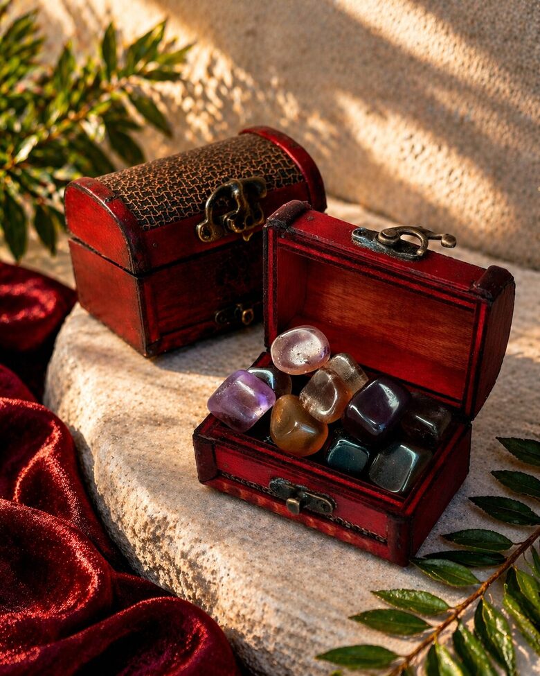 Heliotrope (blood stone) tumbled stones A quality