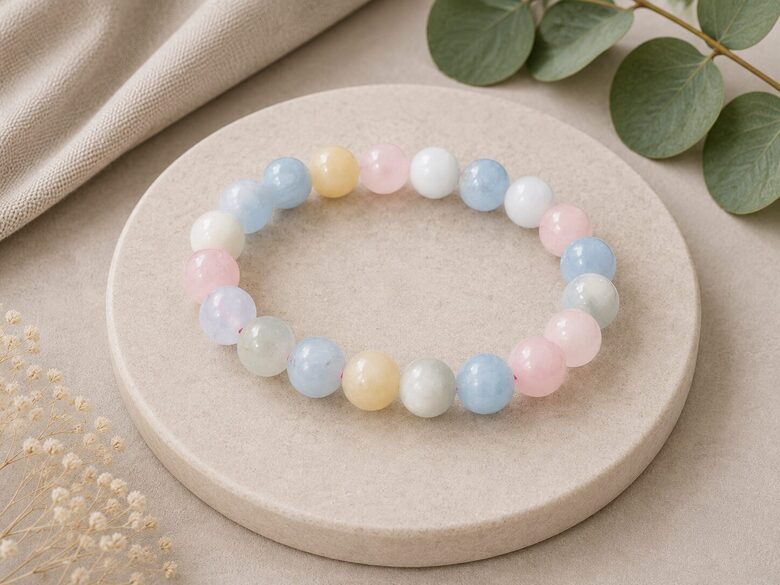 Beryl Bracelet A 10mm – Natural Brazilian Gemstone for Harmony and Positive Energy