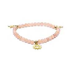 Elastīgā saulesakmens aproce ar saules, mēness un zvaigznes piekariņiem