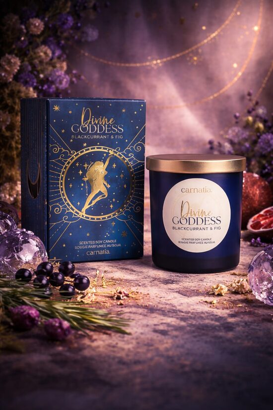 Natural Soy Candle – Blackcurrant & Fig-Divine Goddess