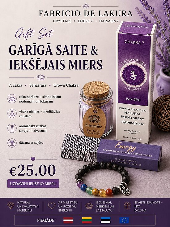 🎁 Dāvanu komplekts „Garīgā saite & Iekšējais miers”