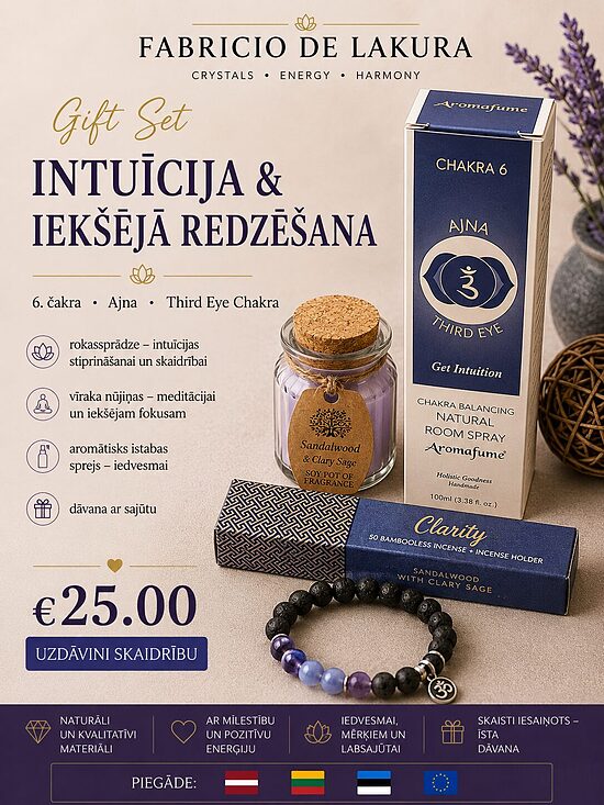 🎁 Dāvanu komplekts „Intuīcija & Iekšējā redzēšana”