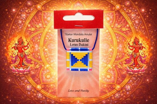 Tibetan Mandala Amulet “Love and Purity” – Kurukulle (Lotus Dakini)