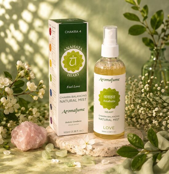 Sirds čakras aromātiskais sprejs – Aromafume Natural Mist (100 ml)