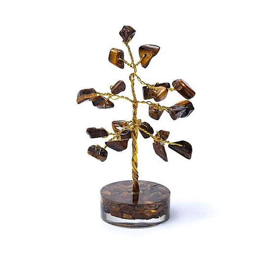 Gemstone tree tiger eye