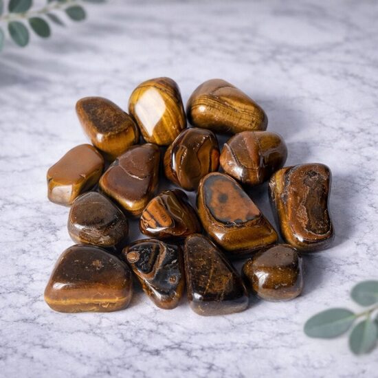 Tiger Eye tumbled stones