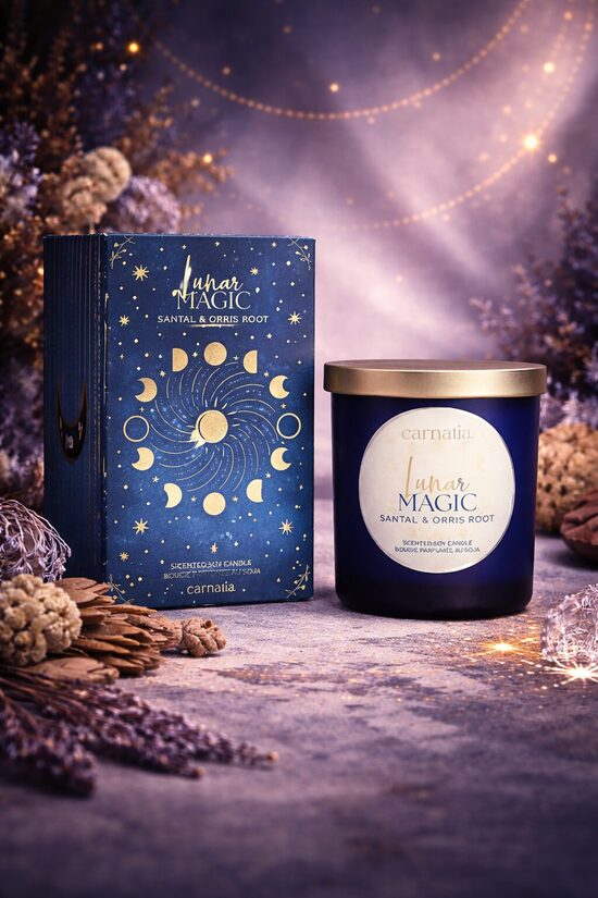 Natural Soy Wax Candle – Sandalwood & Orris Root-Lunar Magic