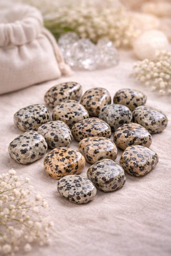 Dalmāciešu jašma – pulēti akmeņi (A klase)