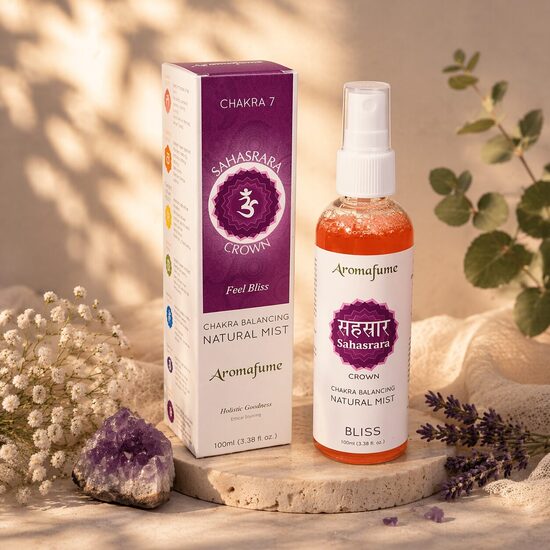 Sahasrara čakras aromātiskais sprejs – Aromafume Natural Mist (100 ml)