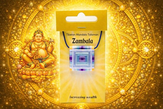Tibetan Mandala Amulet “Increasing Wealth” – Zambala
