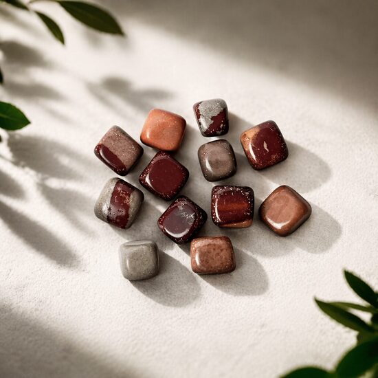 Narmada upes akmeņi (Tumbled Stones, A kvalitāte)