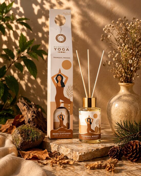 Tranquil Woods aromātiskais difuzors – Moonshine Yoga (30 ml)