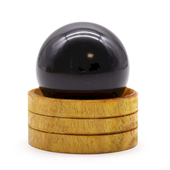 Gemstone Crystal Sphere 50mm - Tourmaline with Stand