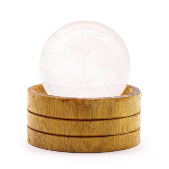 Gemstone Crystal Sphere 5*6cm - Clear Quartz with Stand