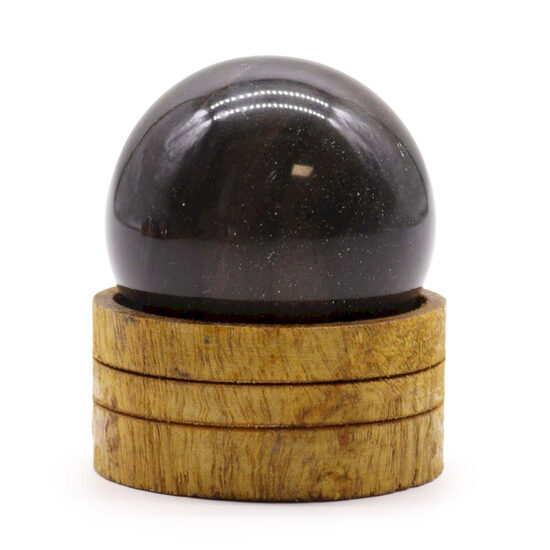 Gemstone Crystal Sphere 50mm - Ocean Agate with Stand