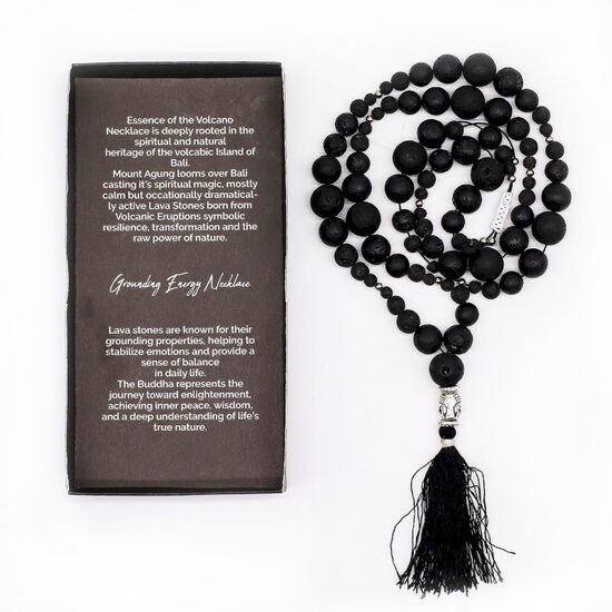 Vulkāna Pērļu Kaklarota – Zemes Enerģijas Iesakņošana